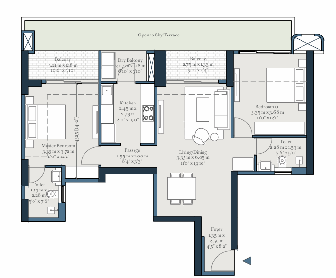 Birla Punya Phase II Floor Plan