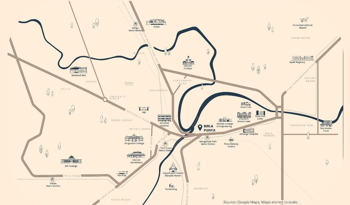 Birla Punya Phase II Location Map